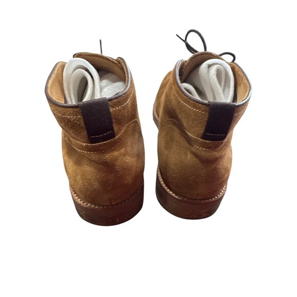 Warfield Grand Mens Brown Leather Suede Ankle Chukka Boots Size 10.5 SKU 8665 - Picture 8 of 16